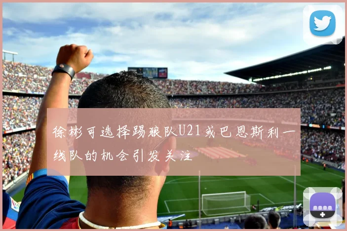 徐彬可选择踢狼队U21或巴恩斯利一线队的机会引发关注